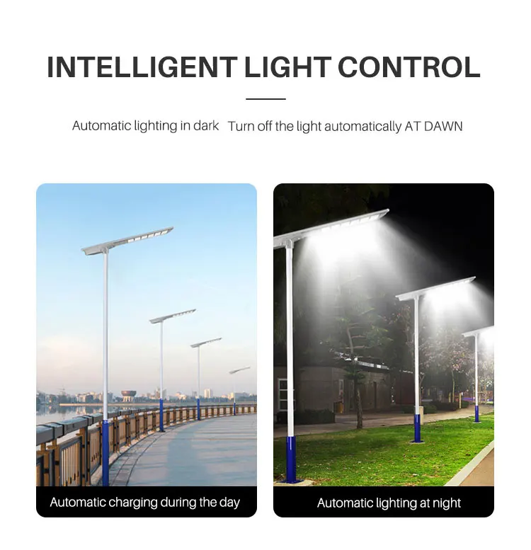 New Design Support 8 Meters Pole Outdoor Lamp IP66 Solar Street Light Led 80w