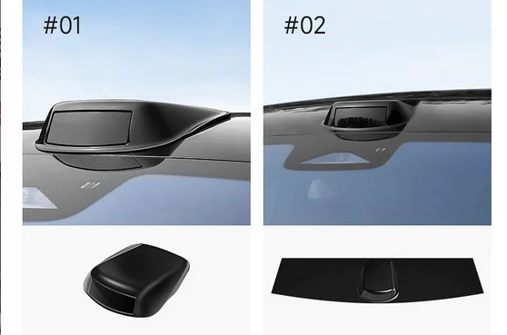Carbon Fiber Car Roof Radar Trim Decorative Cover Lidar Laser Radar Cover Exterior Accessories For Lixiang Ideal L6 L7 L8 L9 Pro
