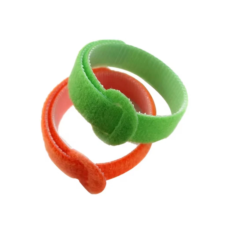 High Quality Elastic Adhesive Adjustable Cable Ties-Multi-Size Colorful Hook Loop Tape Reusable Shoes Bags Garments Printed Logo