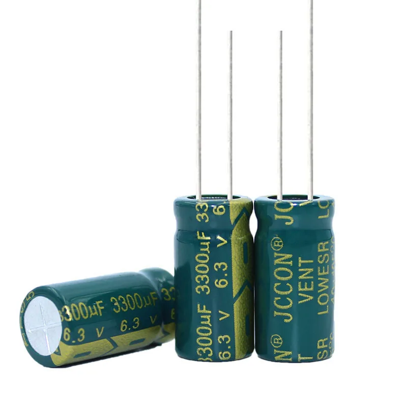 New High voltage variable  aluminum electrolytic  super motor capacitors 6.3v 3300uf 10x20mm