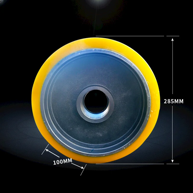 Electric forklift accessories carrying wheels polyurethane wheels PU wheels