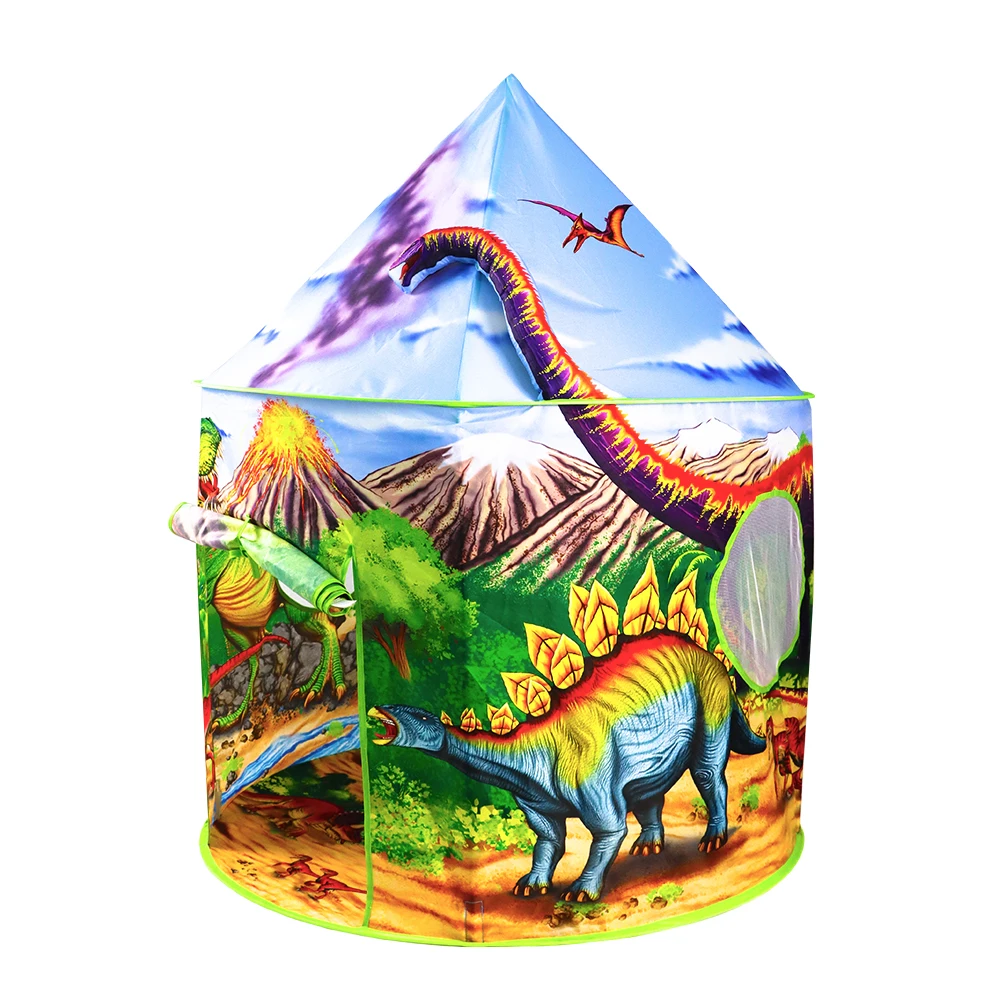 SISLAND Factory Wholesale Indoor Outdoor Pop up Dinosaur Toy Tent Large Play House Kids Play Tent For Children Games