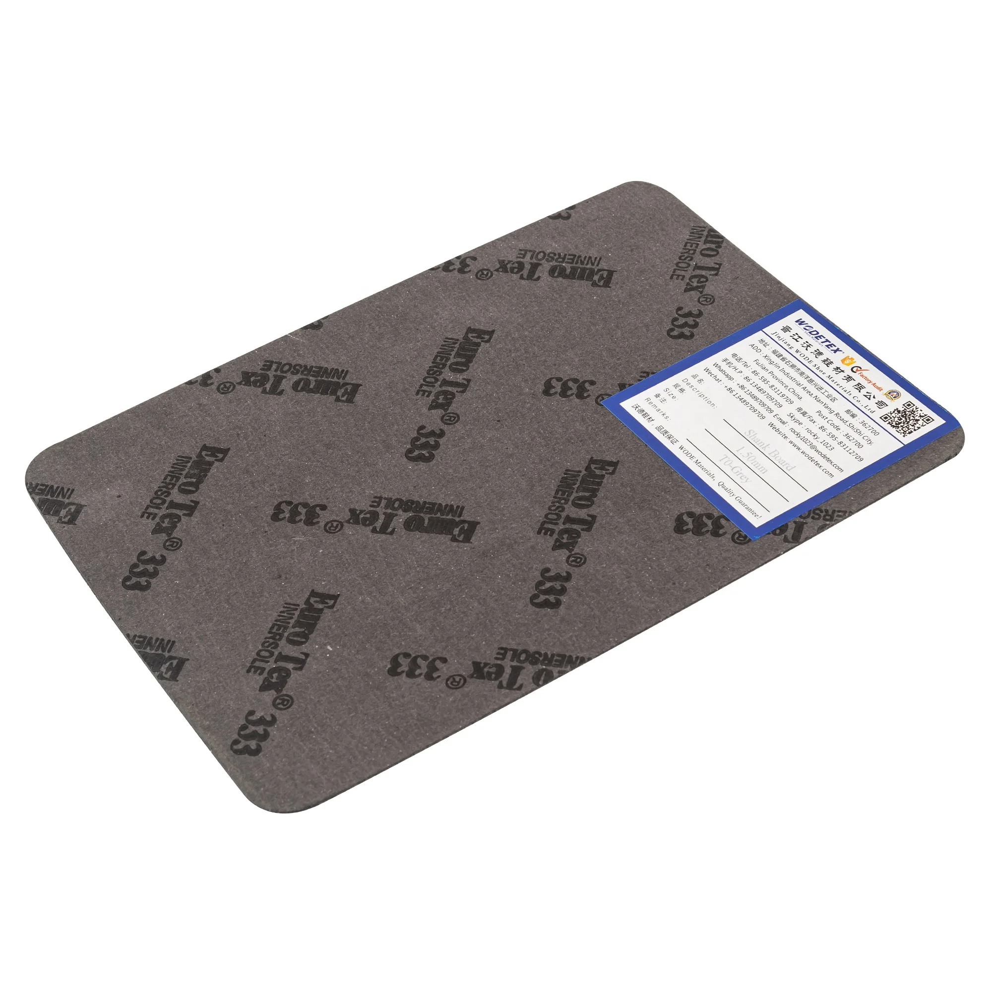 Good Hardness Shank Board For High-Heel Shoes Insole