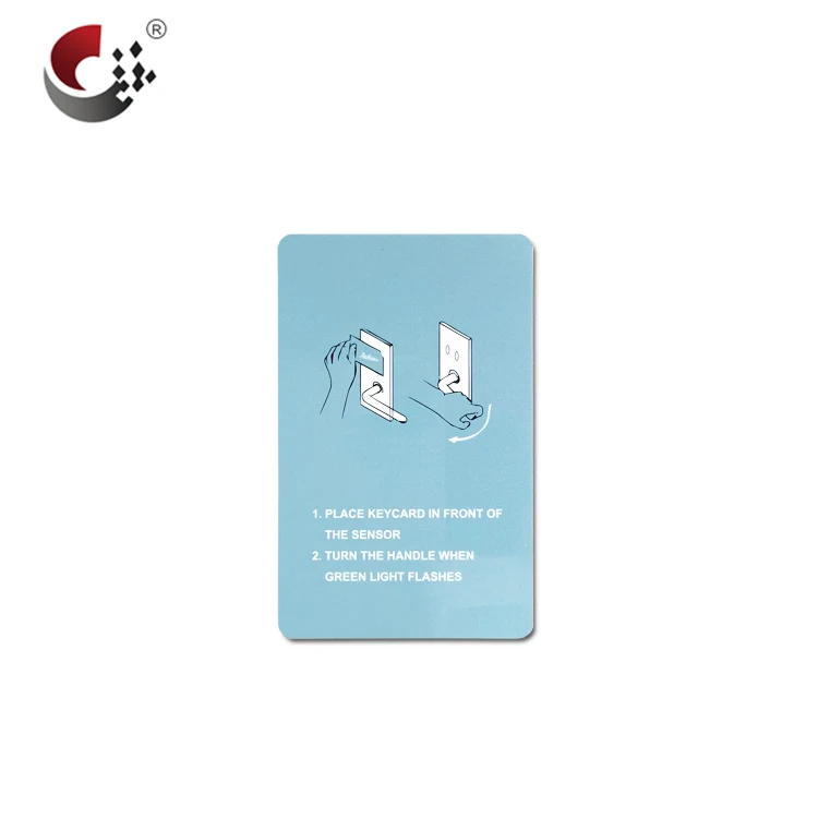High Security Hotel Door Lock Passive Rfid Card 13.56mhz  Classic 4k Onity Rfid Key Card