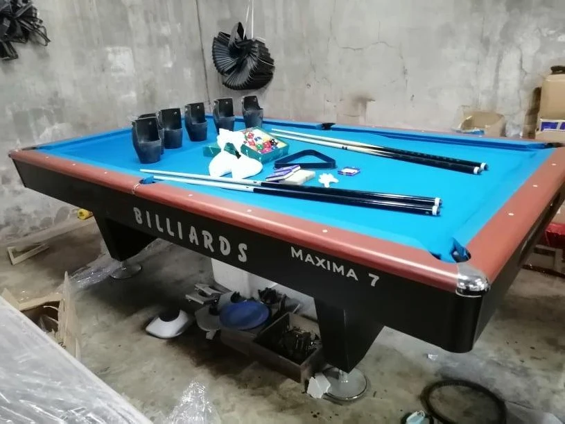 Original Factory Made Top Quality and Trade Assurance Maxima 7 Billiard Pool Table for Sale