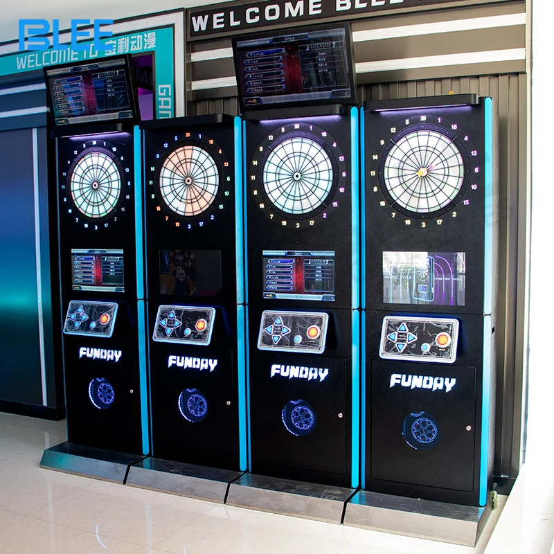 Indoor Dart Machine Coin Operated Arcade Game Bar Sports Video Online Smart Score Calculating System Darts Board Machine