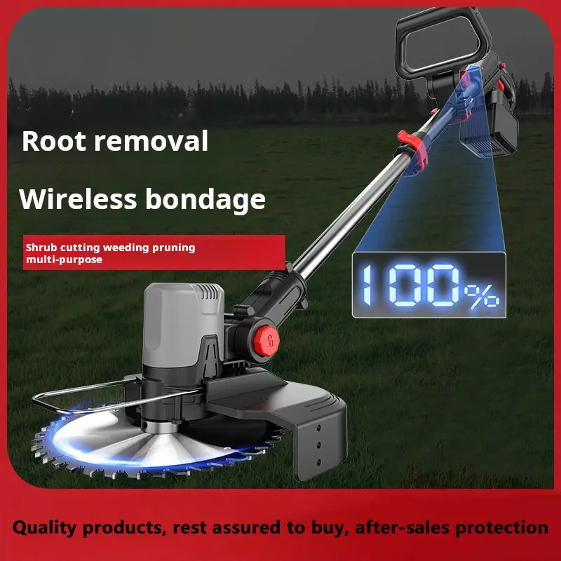 Electric Mower small household handheld weeding machine rechargeable lawn pruning lithium battery grass trimmer Agricultural