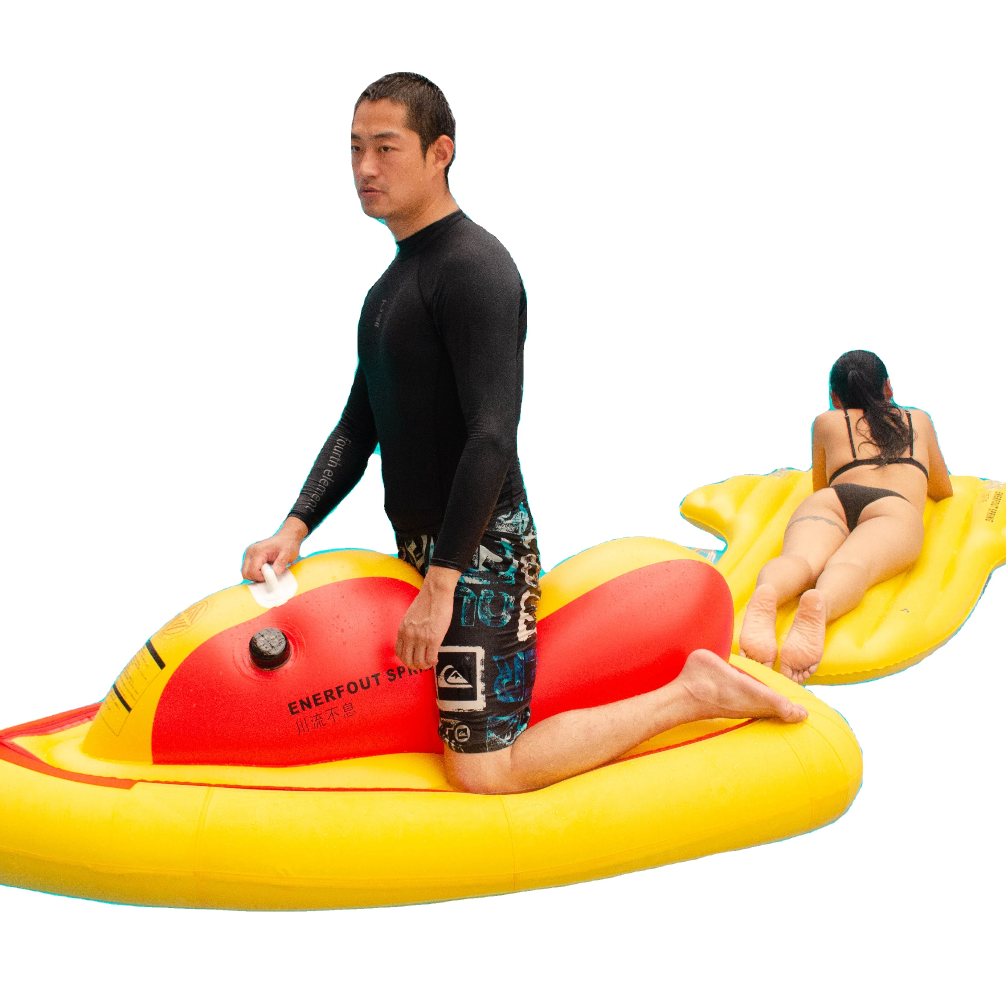 Children Seated Electric Motor Powering Pool Toy Float Inflatable Boat