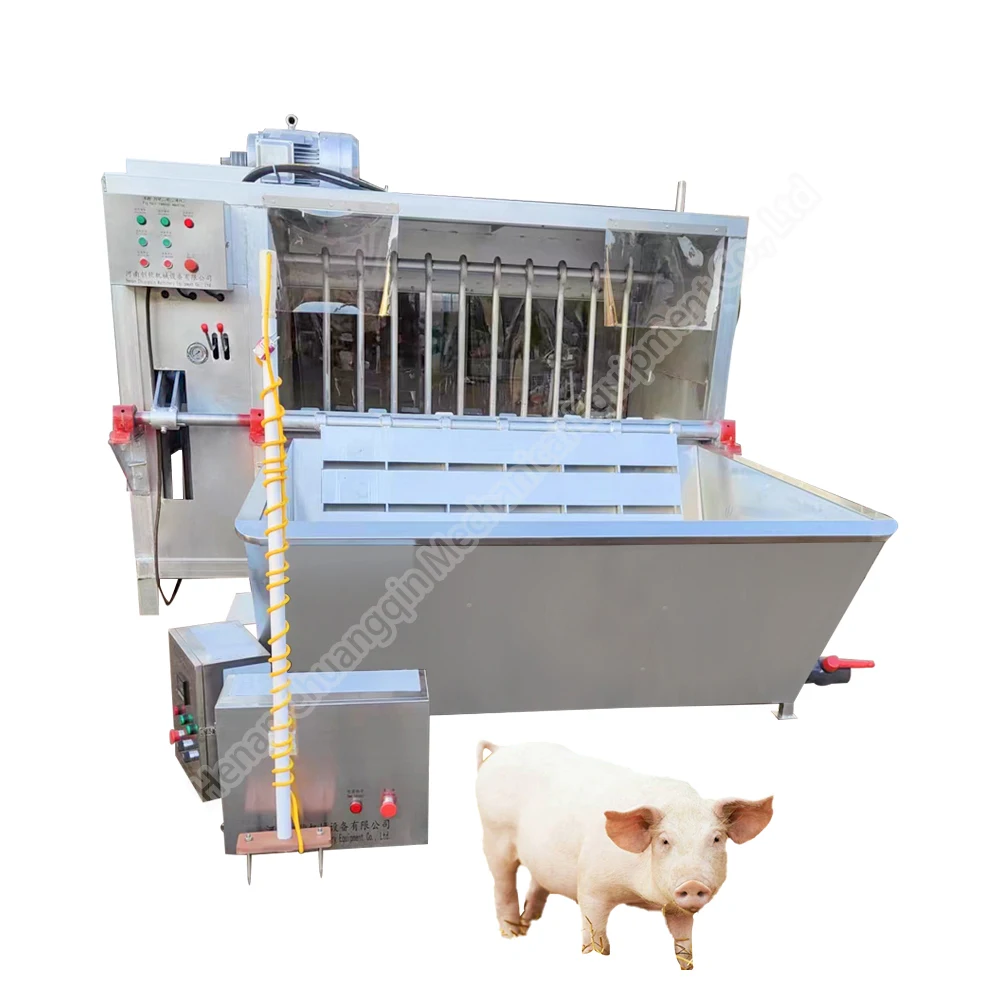 Goat Sheep Head Feet Hair Remove Dehairing Machine pig hair removal machine scalding pig processing plant