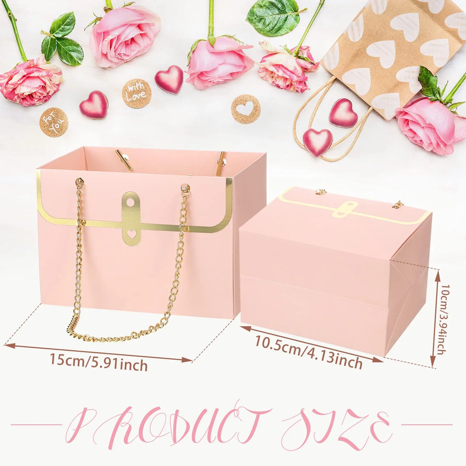 Gift Box Packaging Flower Flip Box Packaging Square Shape Wedding Bouquet Rose Flower Box For Flower Shipping