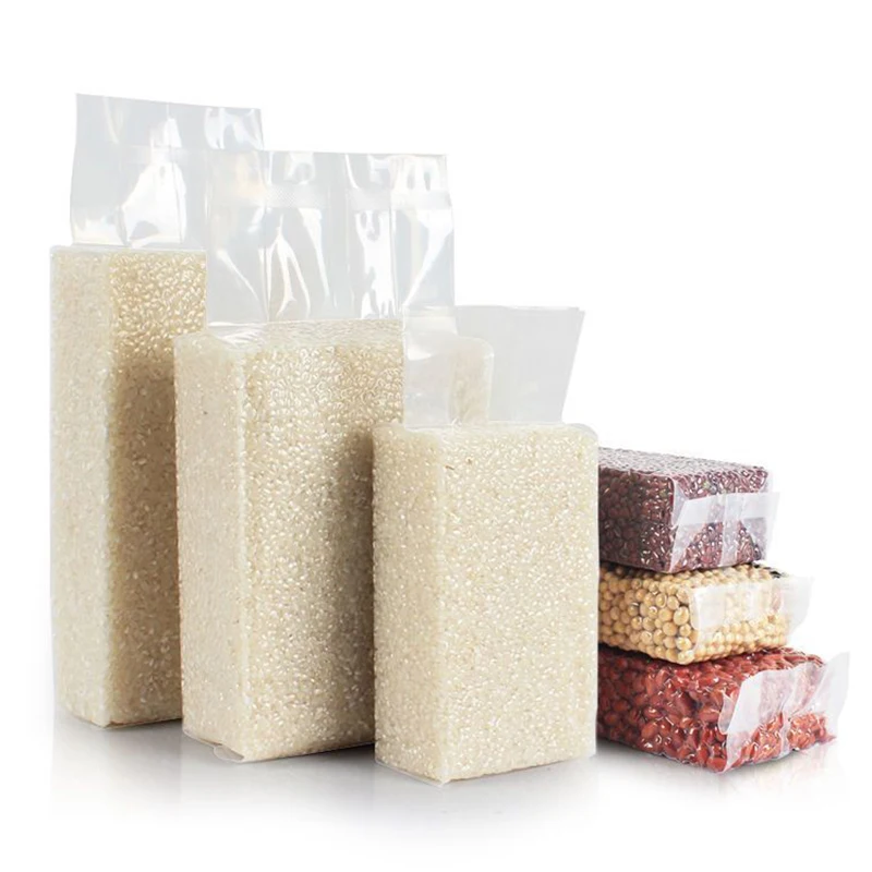 1/2/5/10kg packaging rice grain bag mould Vacuum sealer bag Thickened nylon rice brick vacuum bag