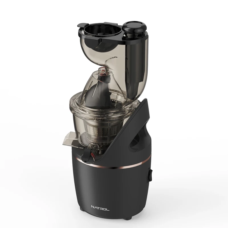 High-Yield 82mm Cold Press Slow Juicer Extractor Multi-Function Fruit Juice Separator Wide Feed Chute Electric Squeeze Juice