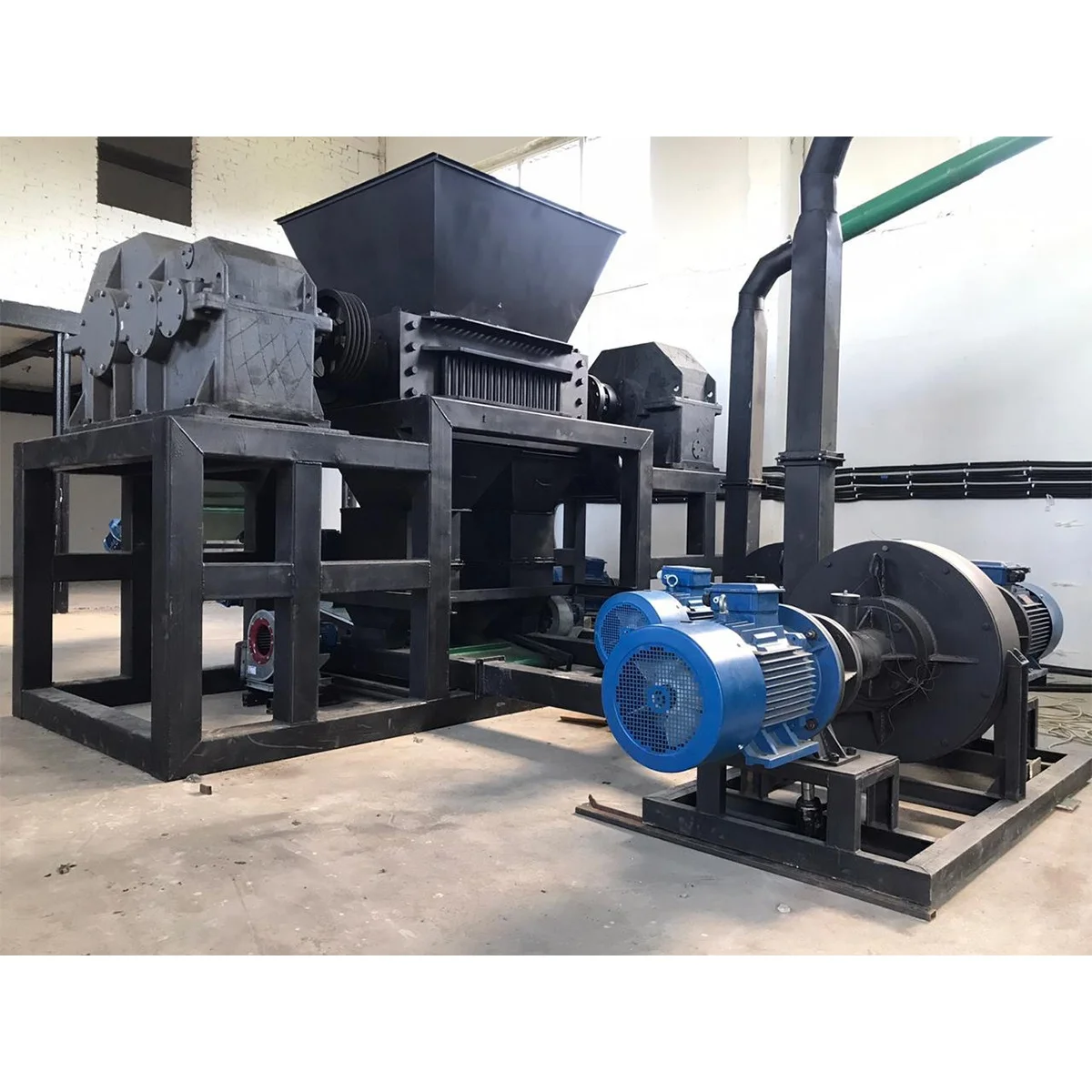 Used car tires recycling plant ATR-1000 tire shredder machine