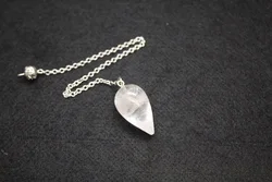 High Quality Natural Pendulum for Healing and Decoration Crystal Rose Quartz Stone Gemstone crystal pendulum