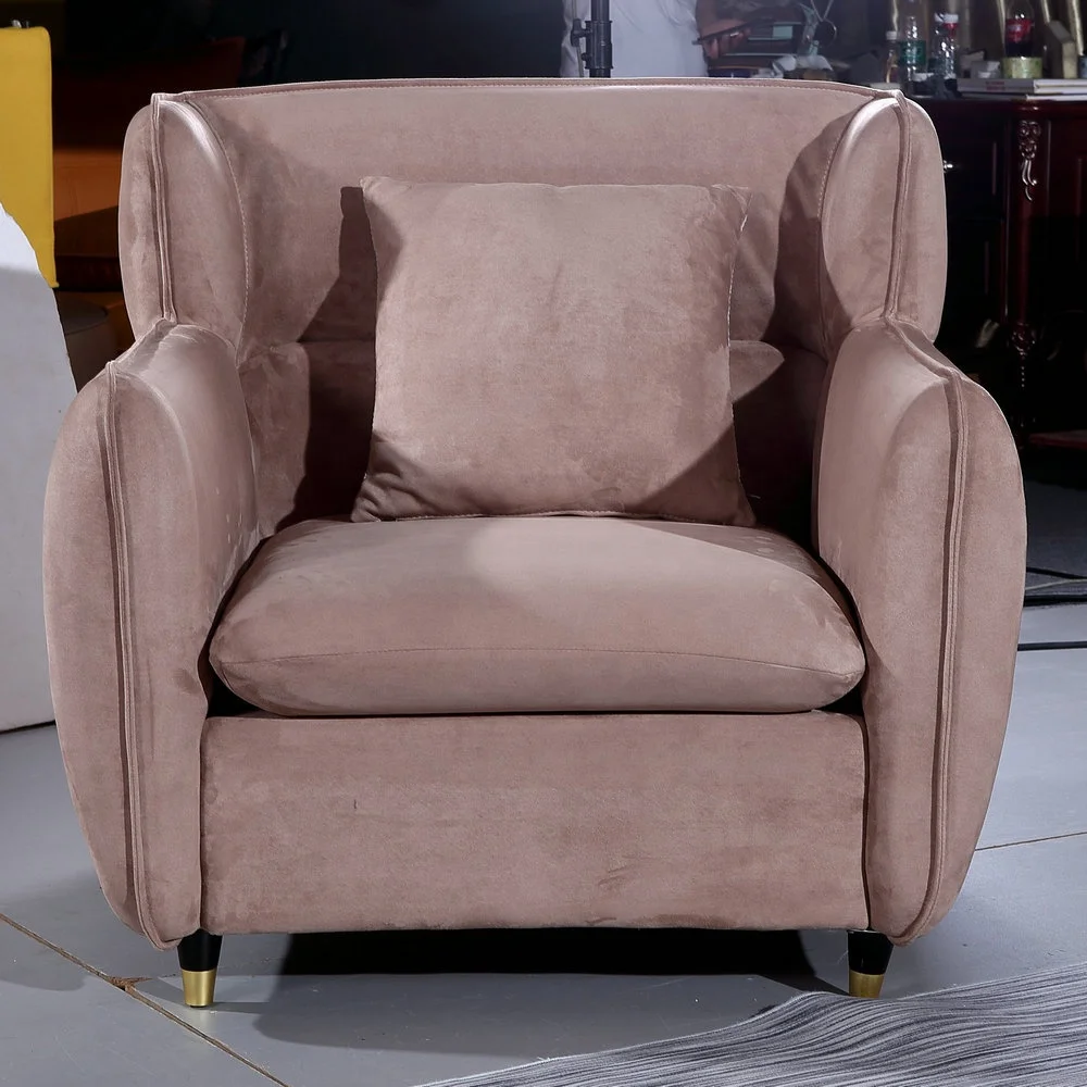 
brown color nordic sitting room godrej sofa set designs velvet fabric sofa 