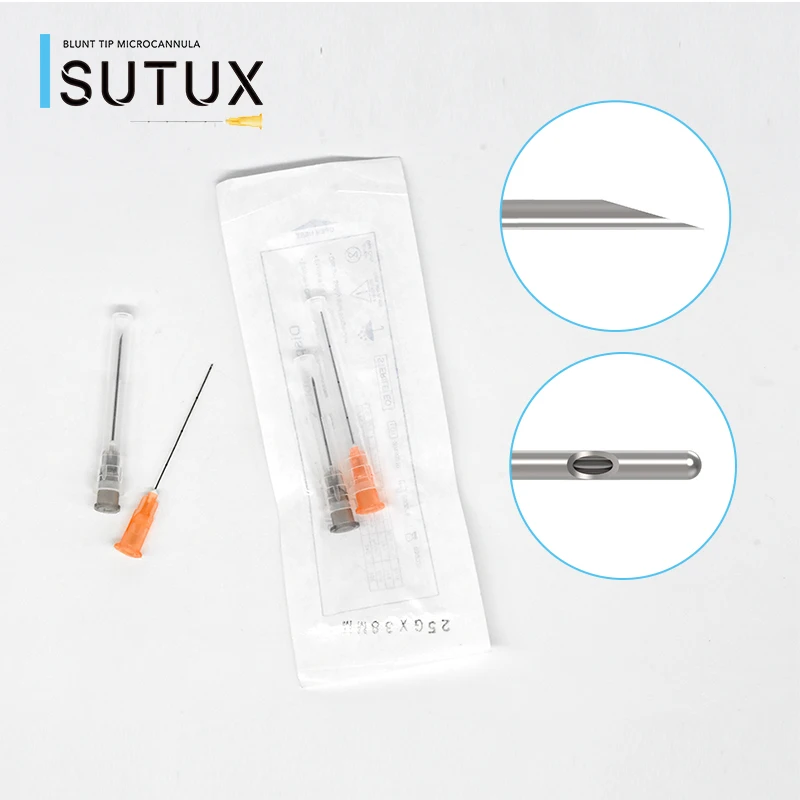 18g 21g 22g 23g 25g 27g 30g dermal cannulas for syringe filler