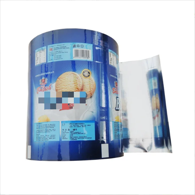 LOM Three Layer Plastic MetallizedThree Layer Plastic Metallized Pe Polycarbonate Tomato Ketchup Packaging Film Roll