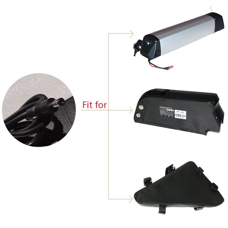 36V 48V Lithium Li-ion Battery Charger for Electric Bike EScooter Bicycle  Lithium Battery Charger 2A 3A AC100~240V