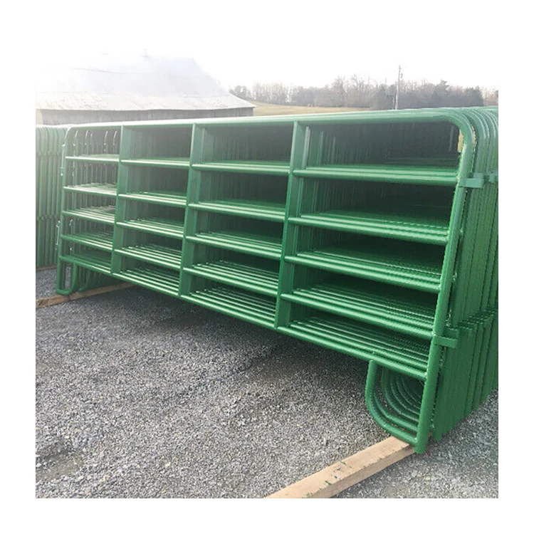 High quality factory supply australia standard 12ft galvanized farm yard livestock cow cattle fence panels for sale