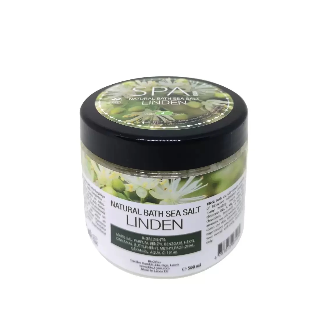 Sea Bath Salts Wholesale Private Label Natural with LINDEN Flowers Adults