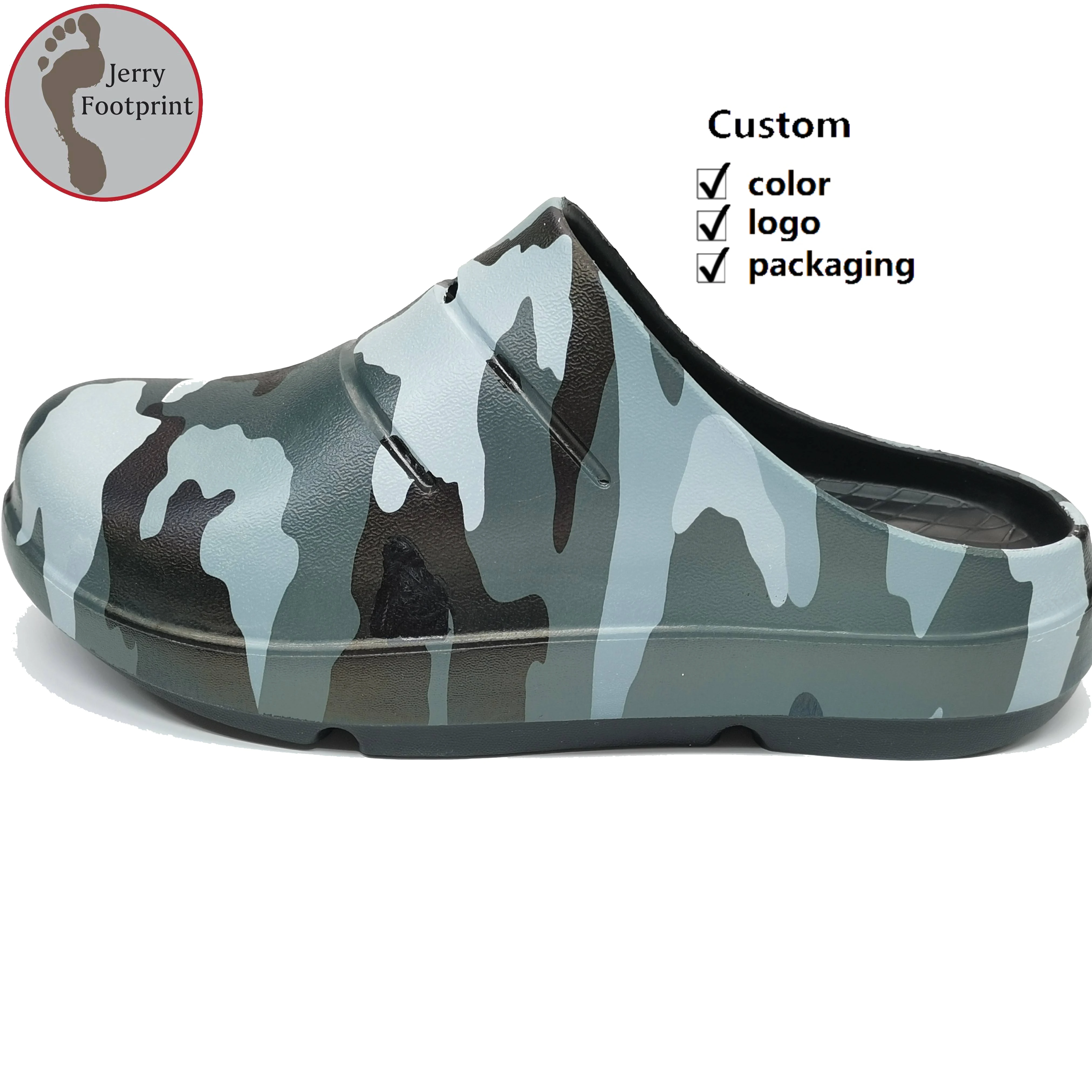 2023 New Trend Custom Eva Slipper Comfortable Beach Garden Printing Shoes Sandals