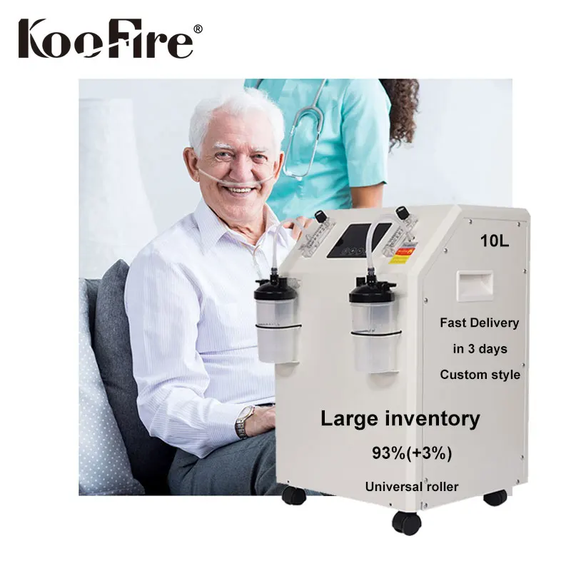 Top Sale Universal Roller Large Inventory Fast Delivery Guaranteed Quality Machine Medical Oxygen 10l Oxygen Concentrator