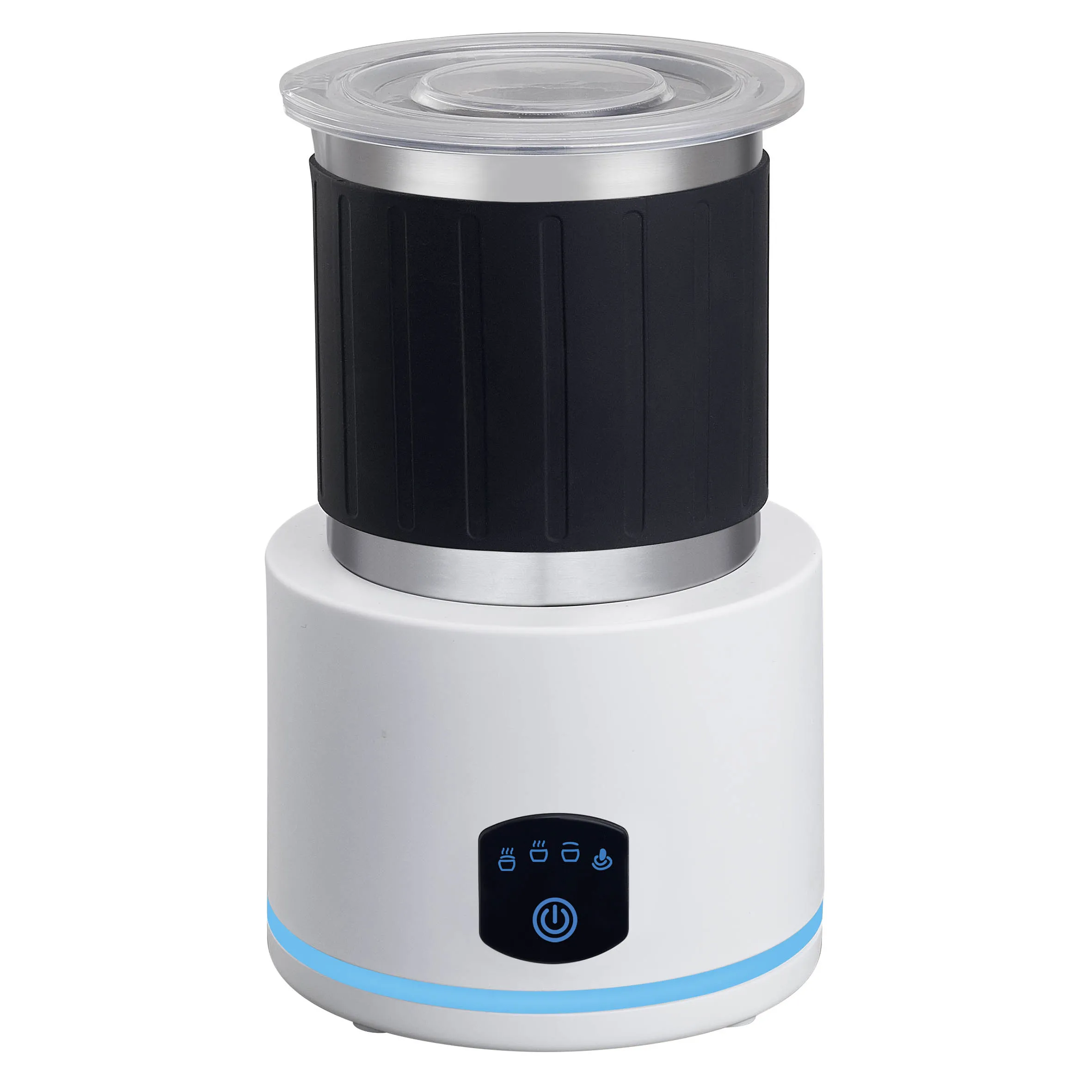 New design Black White Warm Milk Foamer Machine Coffee Milk Foam Maker Automatic Electric Milk Frother