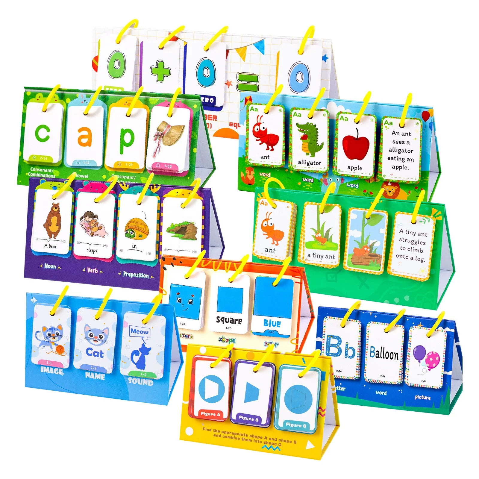Early Education Toys Learning Graphic Alphabet Table Card Word Cognition Education Parent-Child Interactive Card Calendar