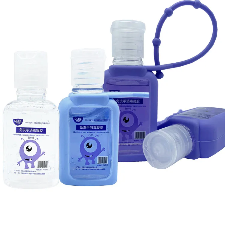 
Wholesale 30ml Travel Portable Containing 75% Sterilization Alcohol Gel Hand Sanitizer for Kids Antibacterial 