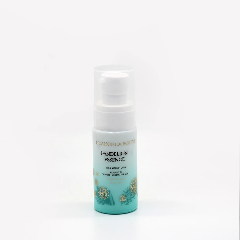 
Recyclable opal glass bottle for facial serum skincare packaging 