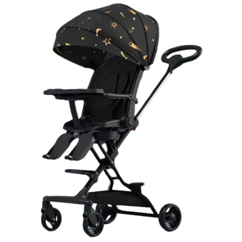 Best Quality Pushchair Stroller High Landscape Baby Stroller Portable Folding Adjustable Stroller