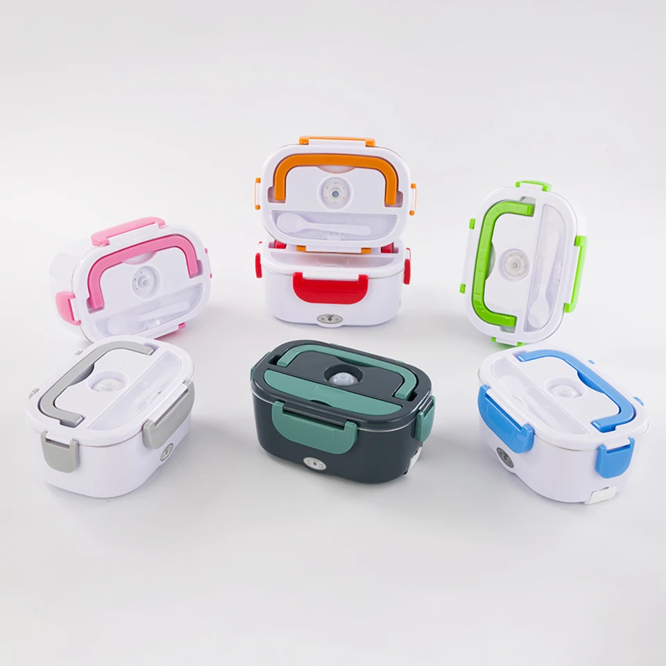 High Power 40W Electric Lunch Box Food Heater Warmer 3 in 1 Portable Heated Lunch Box for Car Truck & Work 12V 24V 110V