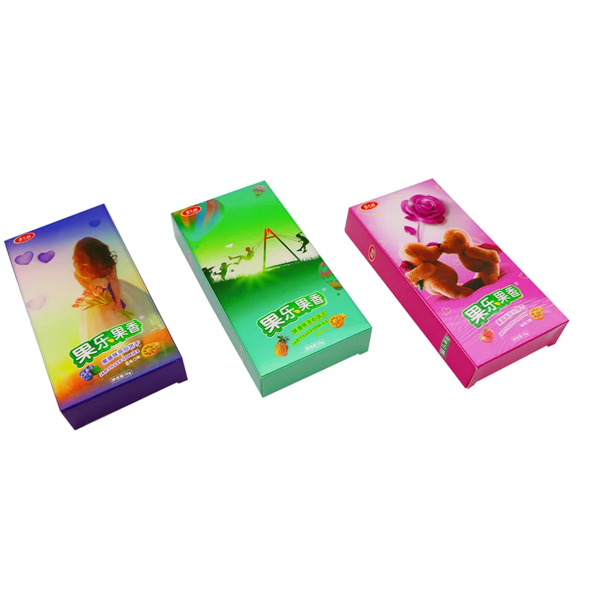 3D lenticular Paper Lovely Bear Heart Chocolate Box  Food packaging Cookie Packaging