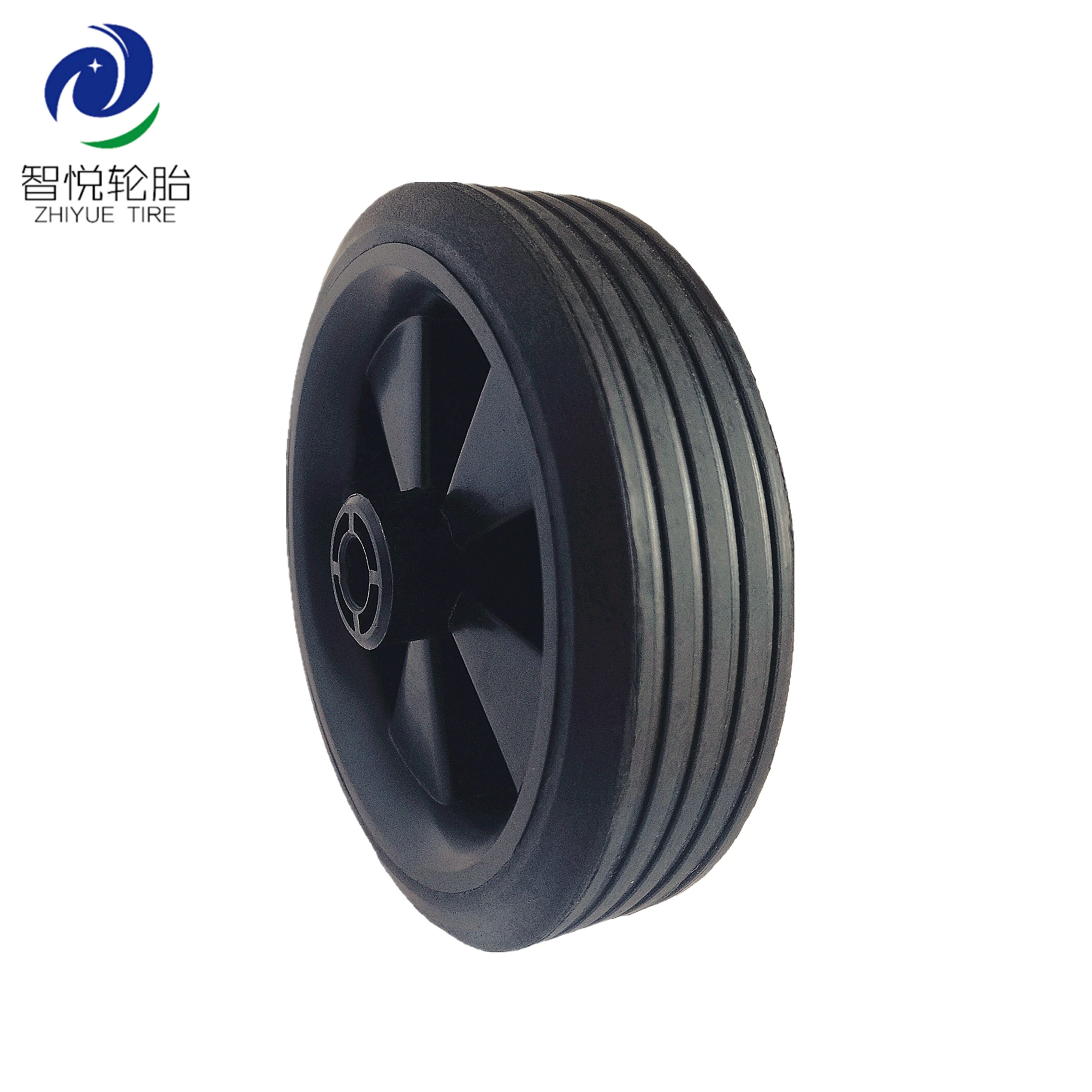 4 inch lawn mower solid rubber wheels