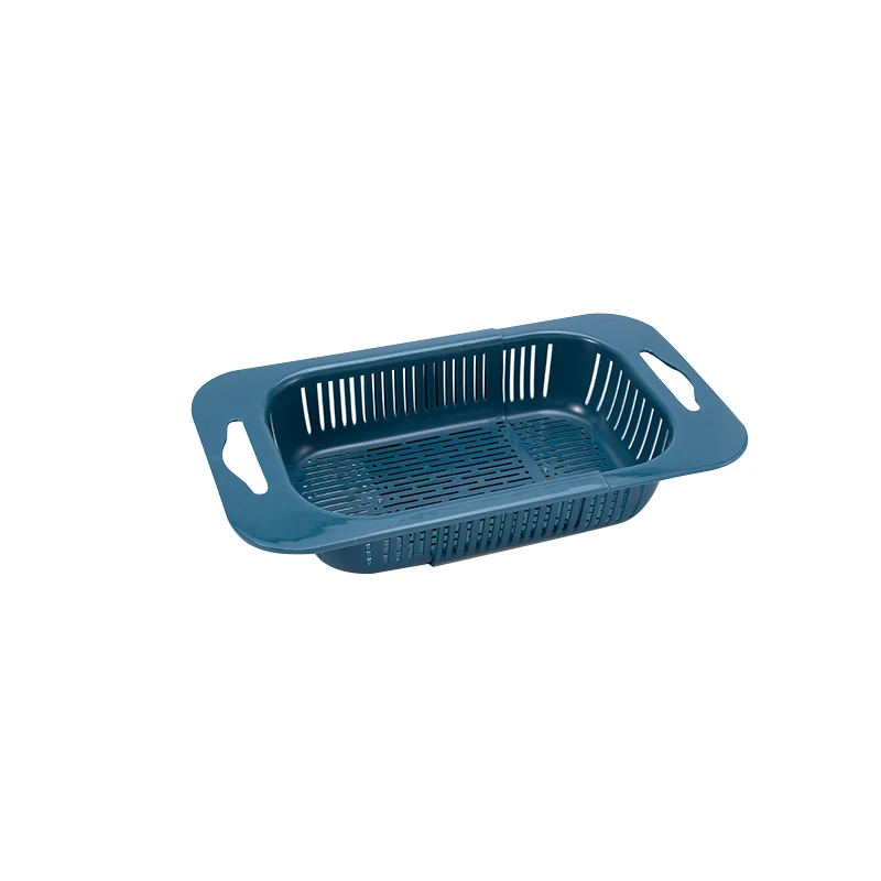 Space Saver Portable Extendable Strainer Basket Over the Sink Drainer