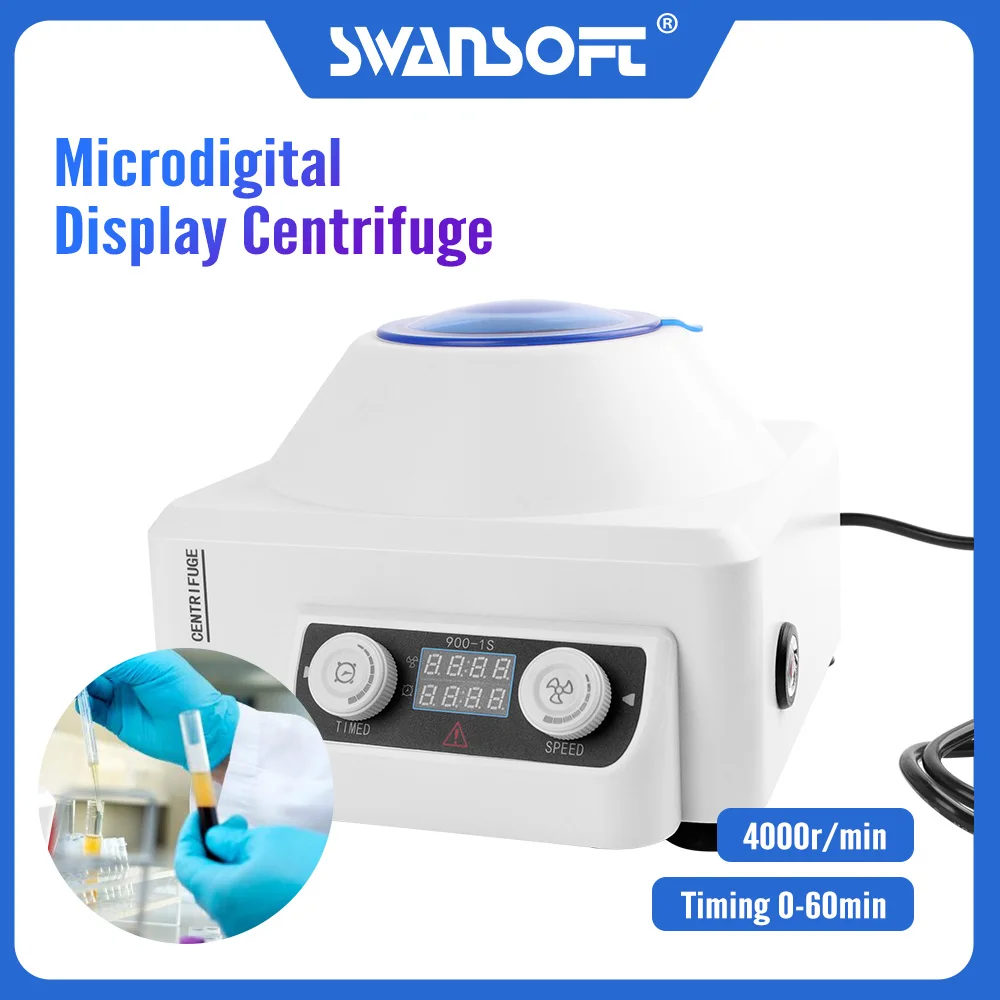 Swansoft 6*20ml PRP Centrifuge Machine with LCD Screen Used in Hospitals Chemical and Biochemical Labs