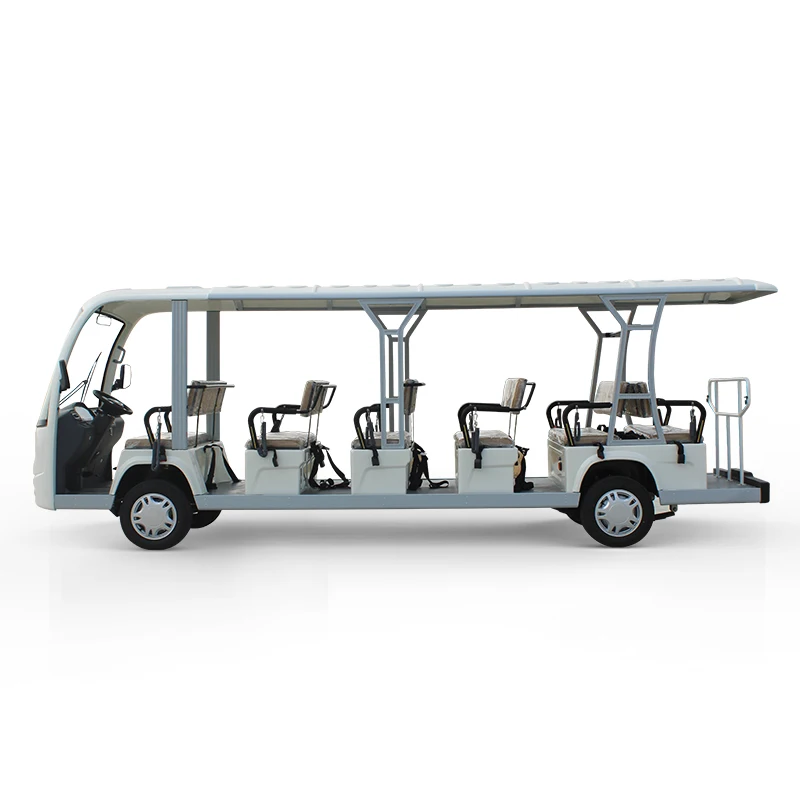 Бестселлер Электрический челнок 17 пассажирский экскурсионный автобус с мощной конфигурации 8.5kw моторный накопитель переменного тока