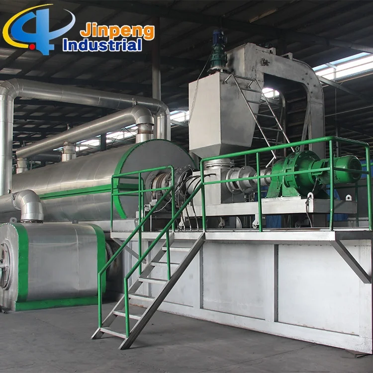 Hot sale top quality best price Continuous waste tires/plastic scrap tyres recycle plant