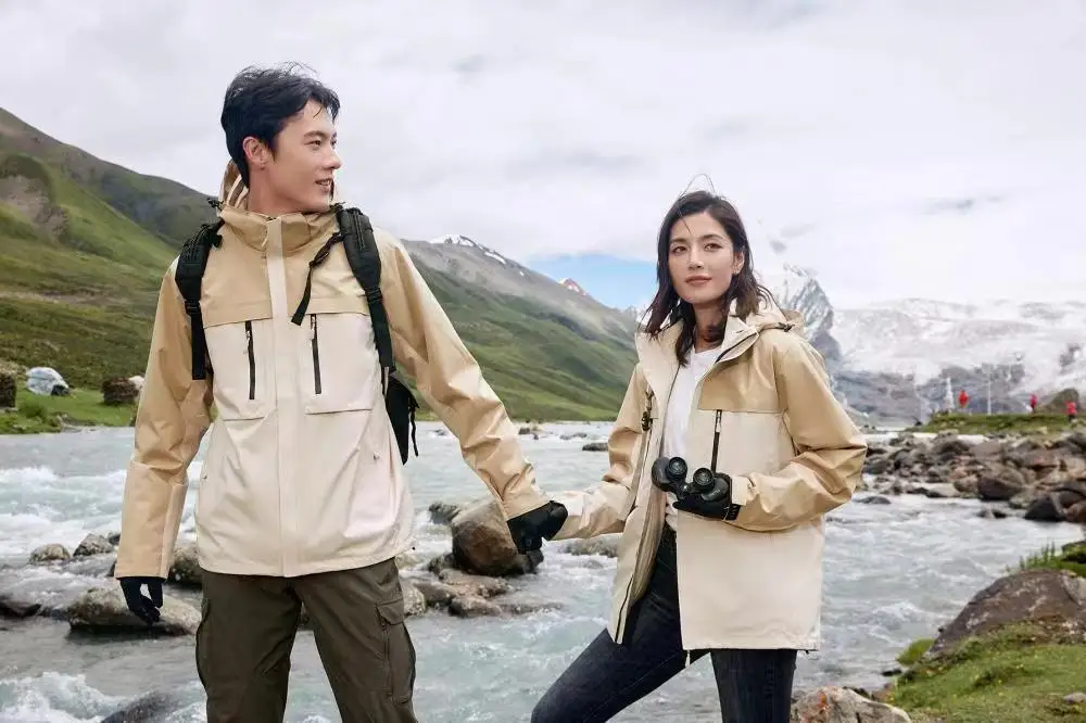 High-end Brand 3-in-1 Unisex Men Outdoor Waterproof Windproof Rain Coat Sport Jacket Warm Wind Breaker Jacket