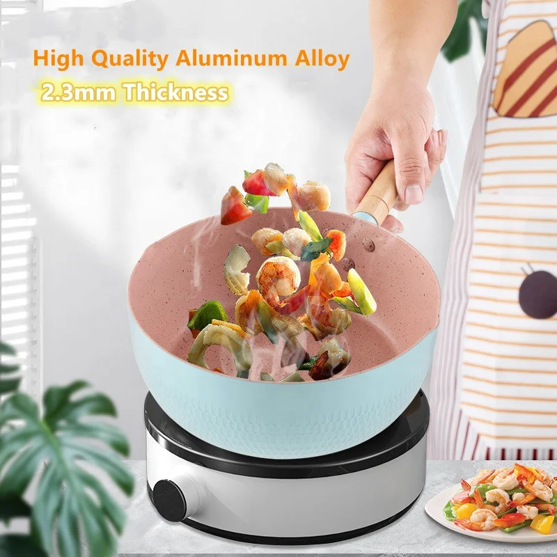 Wholesale factory price multi-function non-stick deep frier pot chips french fries fryer pan