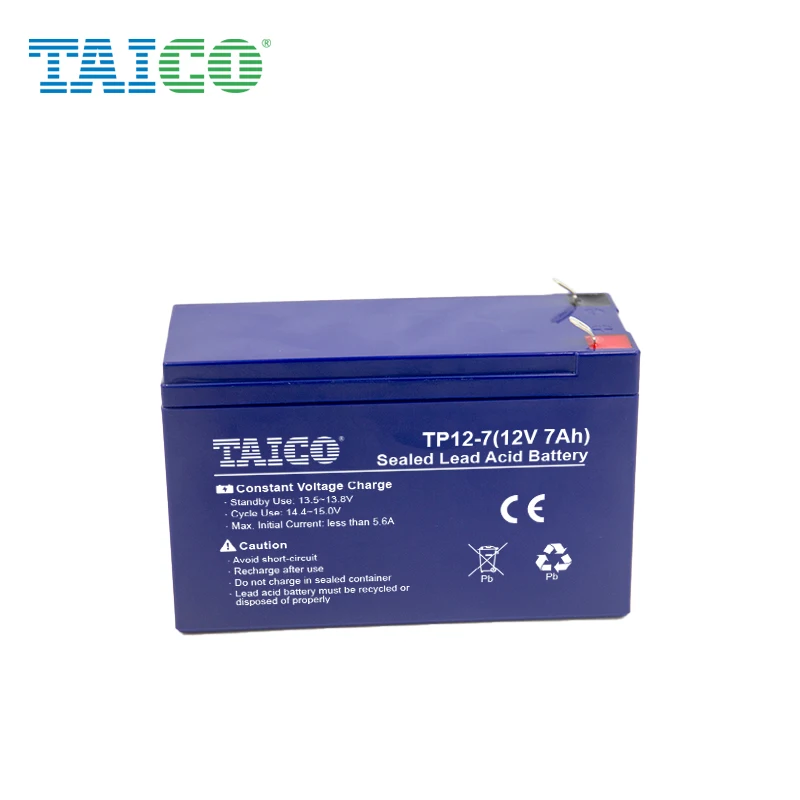  TAICO 12 v перезаряжаемая батарея 7.2ah герметичная