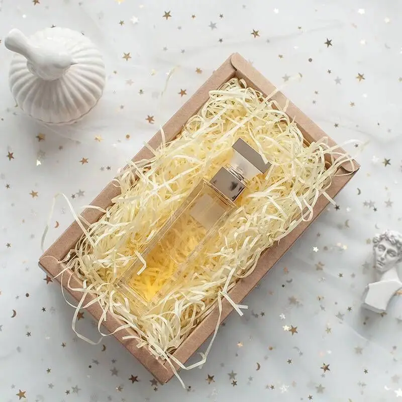 50g/bag Raffia Gift Box Filler Wedding Party Shredded Paper Filler Crinkle Cut Shredded Paper For Gift Baskets