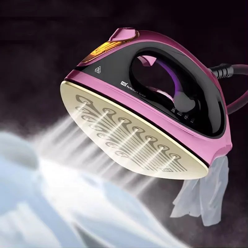 Electric Garment Iron Steamer Steam Iron with Ceramic Soleplates for Household and Hotel Use