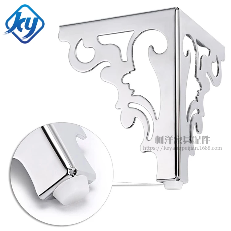 Black Gold Chrome Metal Bed Table Cabinet Sofa Legs Furniture Feet Cast Iron Table Legs