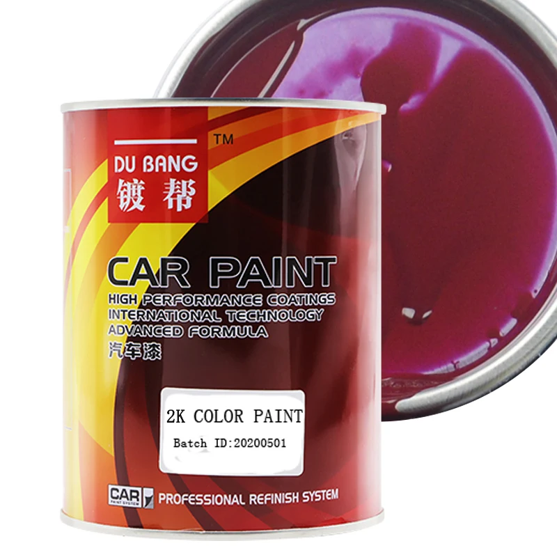 DSB car 2K 1K clearcoat hardener thinner top coat yellow phase green car paint