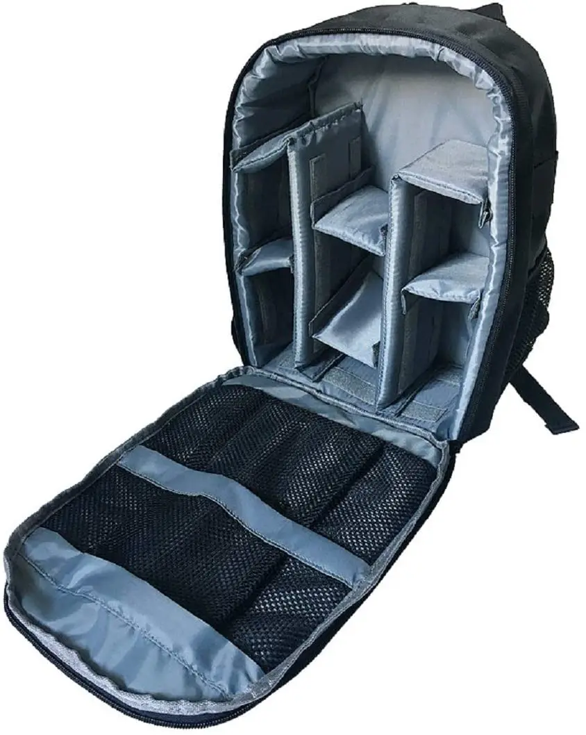 Travel Camera Backpack Waterproof DSLR Camera Bag For 1 DSLR 4xLens, Laptop and Other Digital Camera Accessories with Rain Cover