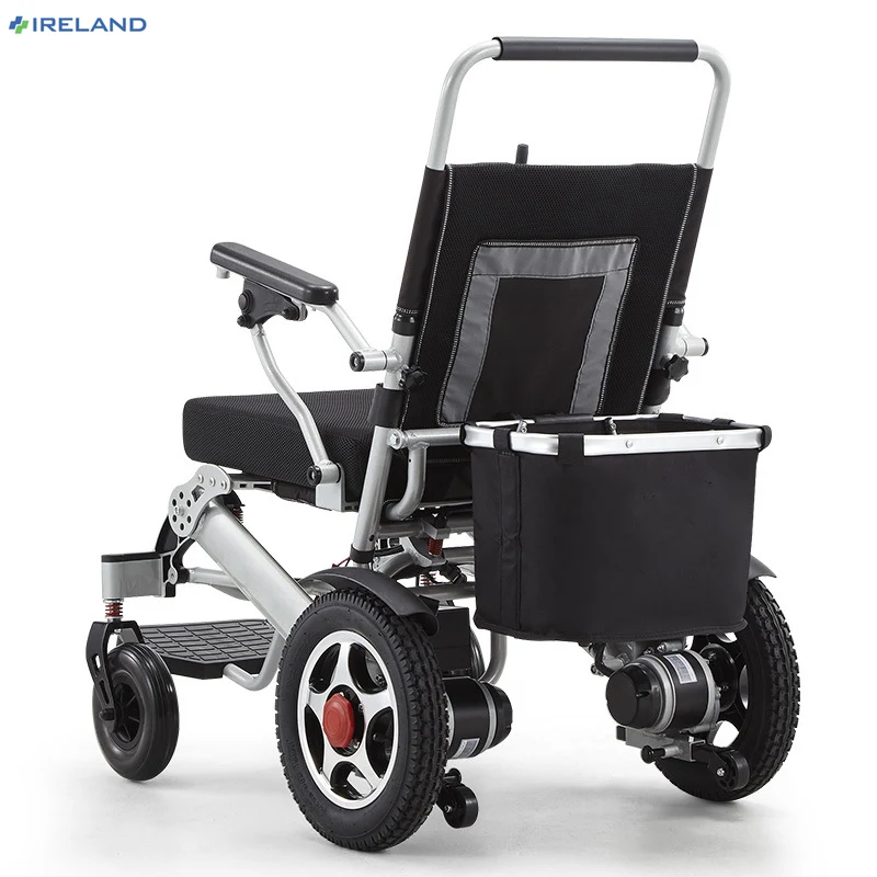 Travel Ultra Light Remote Auto Folding Wheelchair Portable Electric Wheelchair For Disabled
