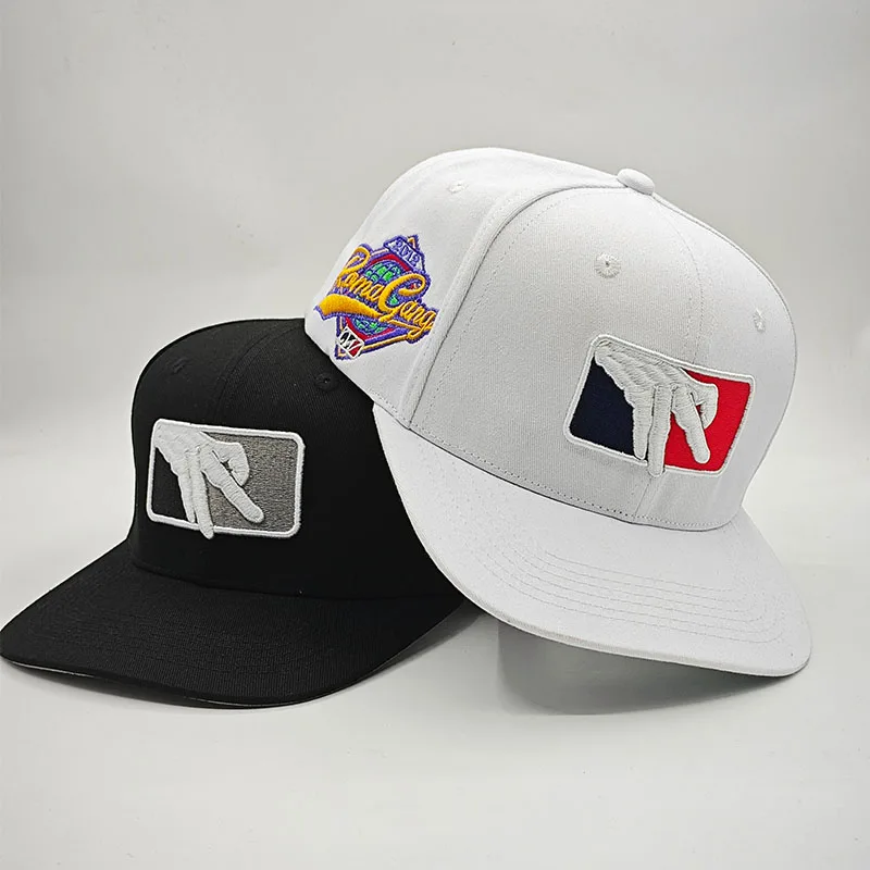New Embroidery Custom  Baseball Cap Two Tone Snapback Hat Hiphop Street wear Cap