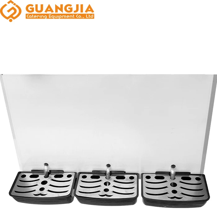 Commercial Double Bowl Slushy Machine 12L*3 Daiquiri Machine for Home Use Restaurants Hotels Processing Ice Water Liquids