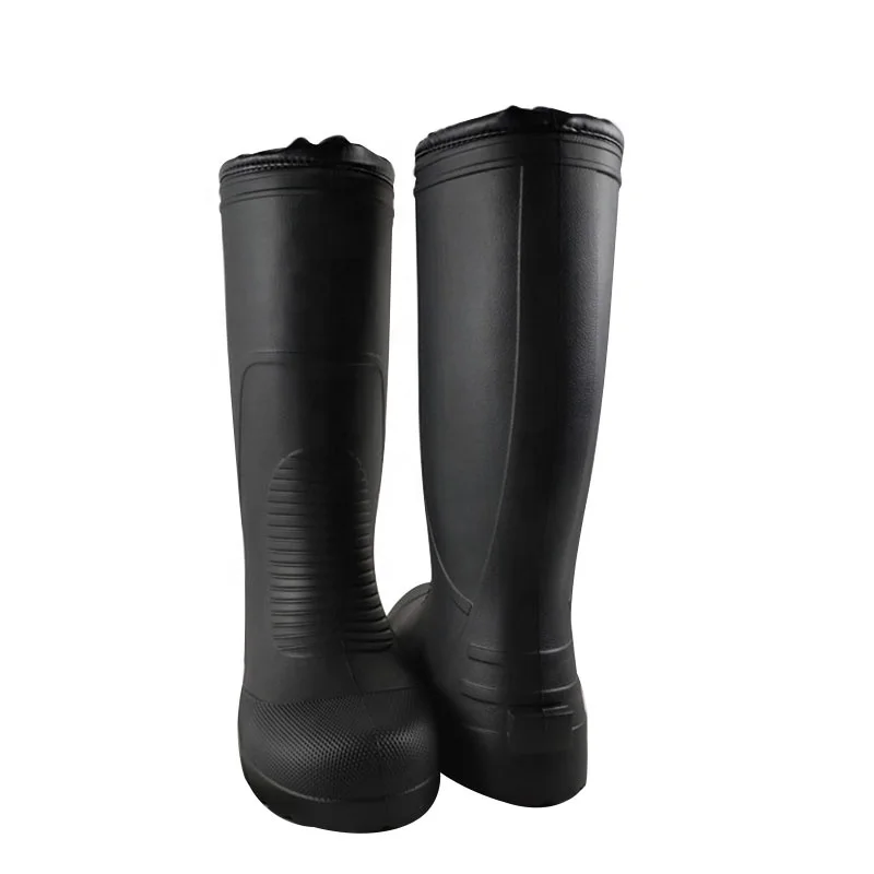 EVA outsole OEM Waterproof EVA cotton warm rain boots for man